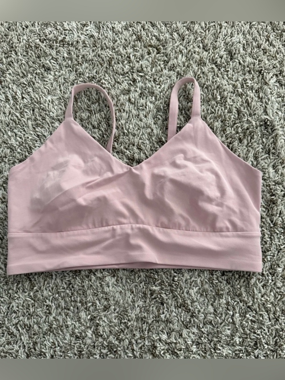 Lululemon Focuser Bra Pink Haze Large
